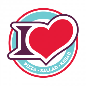 I love pizza logotyp